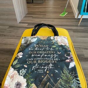 Sarah J Maas  Tote Bag with Black Handles